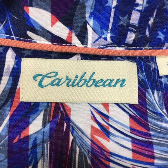 Caribbean Roundtree & Yorke Hawaiian Shirt Men's Size XL Tropical Vacation NWT - Picture 4 of 12